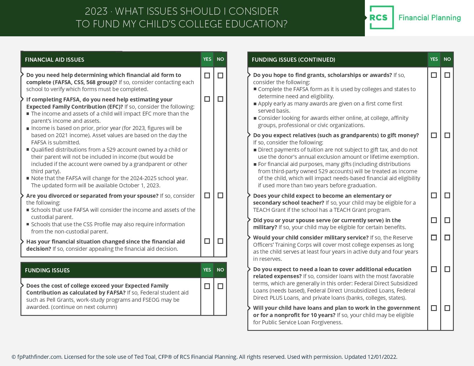 College Planning